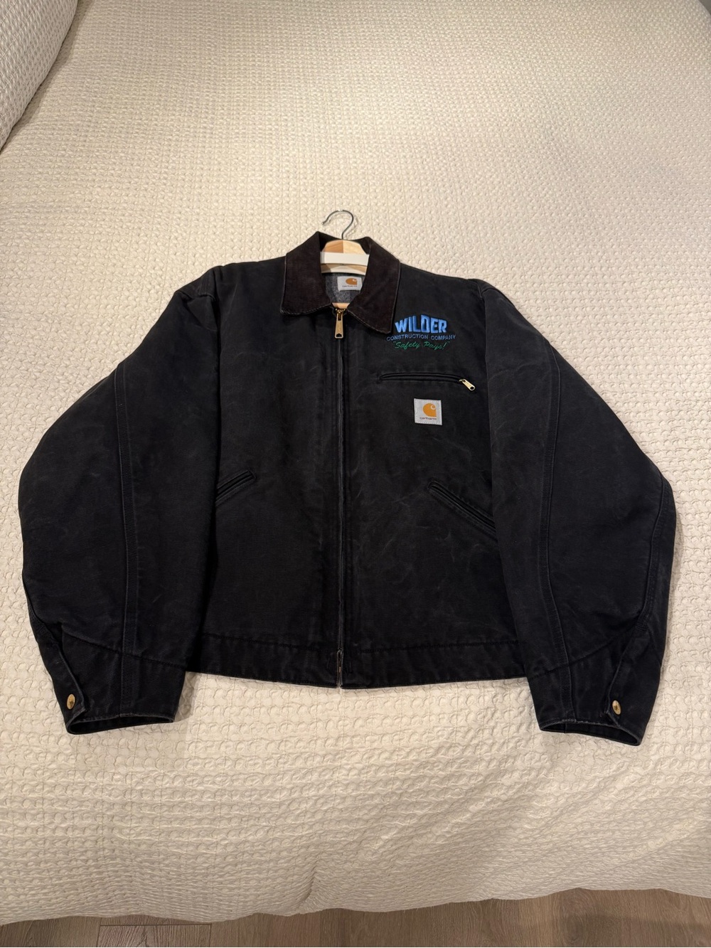 Vintage Carhartt J01 Detroit Jacket Blanket Lined Jacket